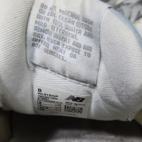 New Balance 515 Classic Sneaker Womens Size 9 Grey/Teal Low Lace Up Casual Shoes - Picture 8 of 11